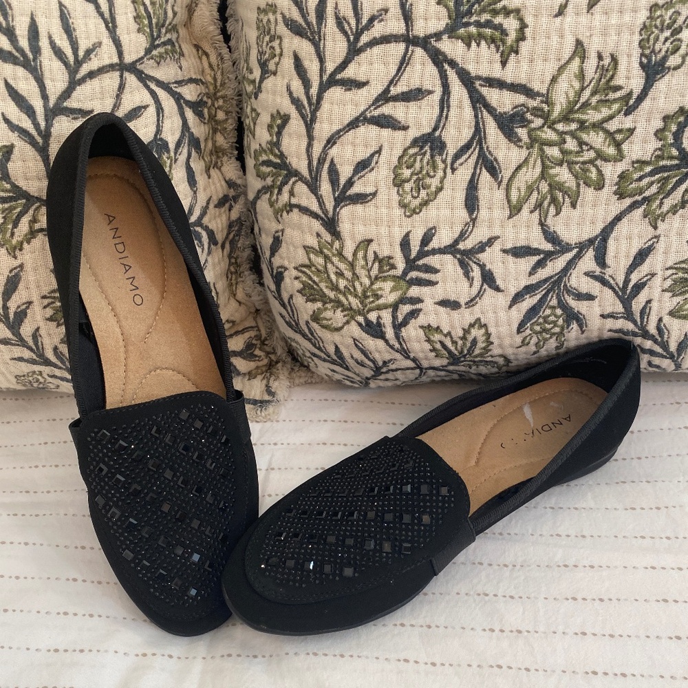 Andiamo Sequins Flats - Size 7 1/2 - Picture 1 of 8